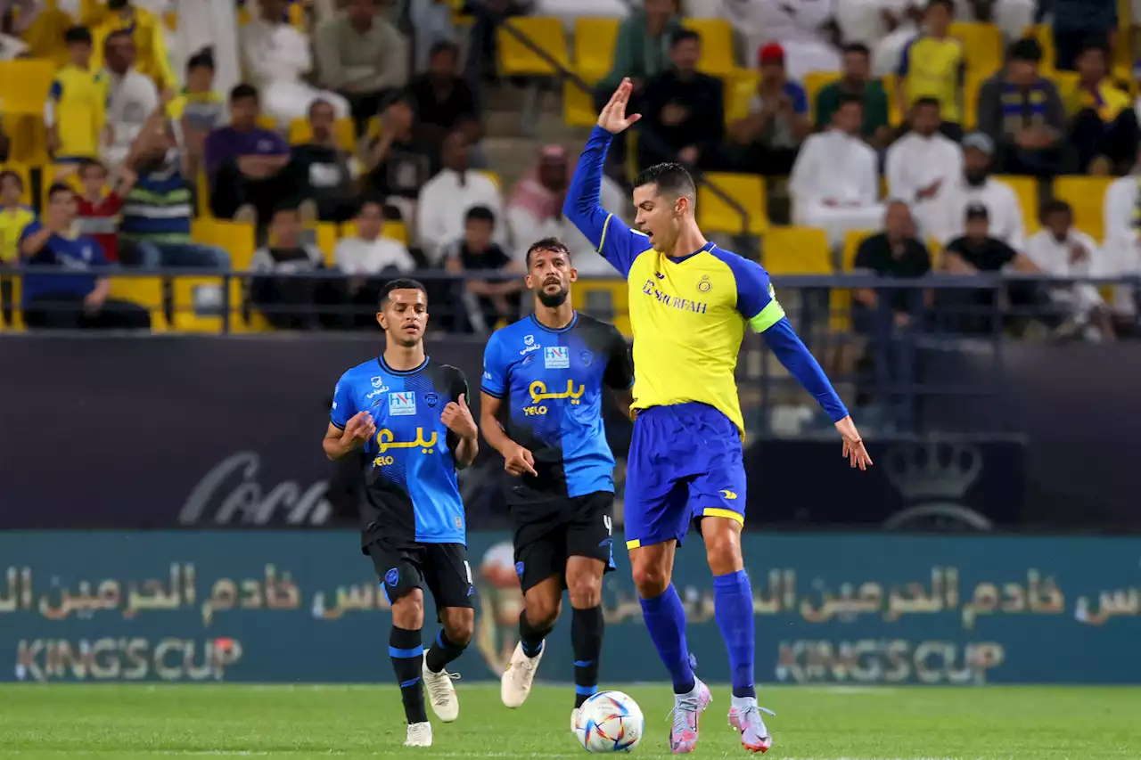 Ronaldo 'goal drought' continues on night to forget as Al Nassr star posts Twitter message