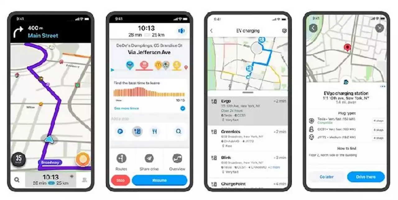 Waze Tampilkan Stasiun Pengisian Daya yang Cocok dengan Mobil Listrik Pengguna