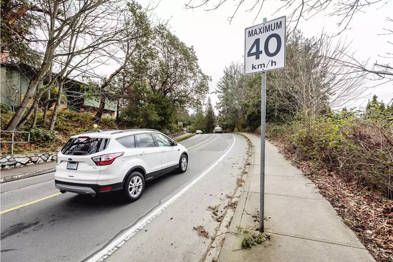 Saanich green lights reduced speed limits on nine corridors