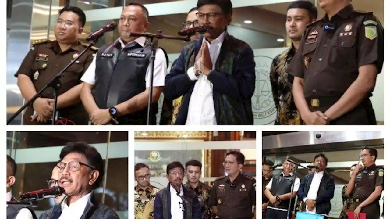 Kejaksaan Agung Tunggu Kehadiran Menkominfo Johnny G Plate Hari ini, Diperiksa Kedua Kalinya - Tribunnews.com