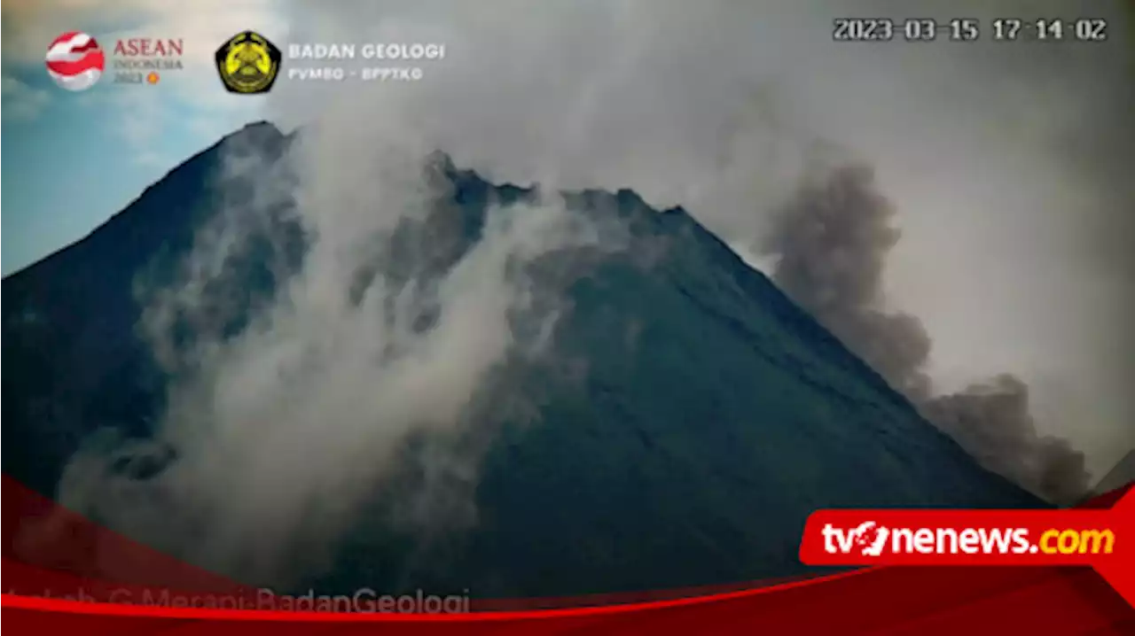 Awan Panas Guguran Gunung Merapi Kembali Meluncur 1 Kilometer Rabu Petang