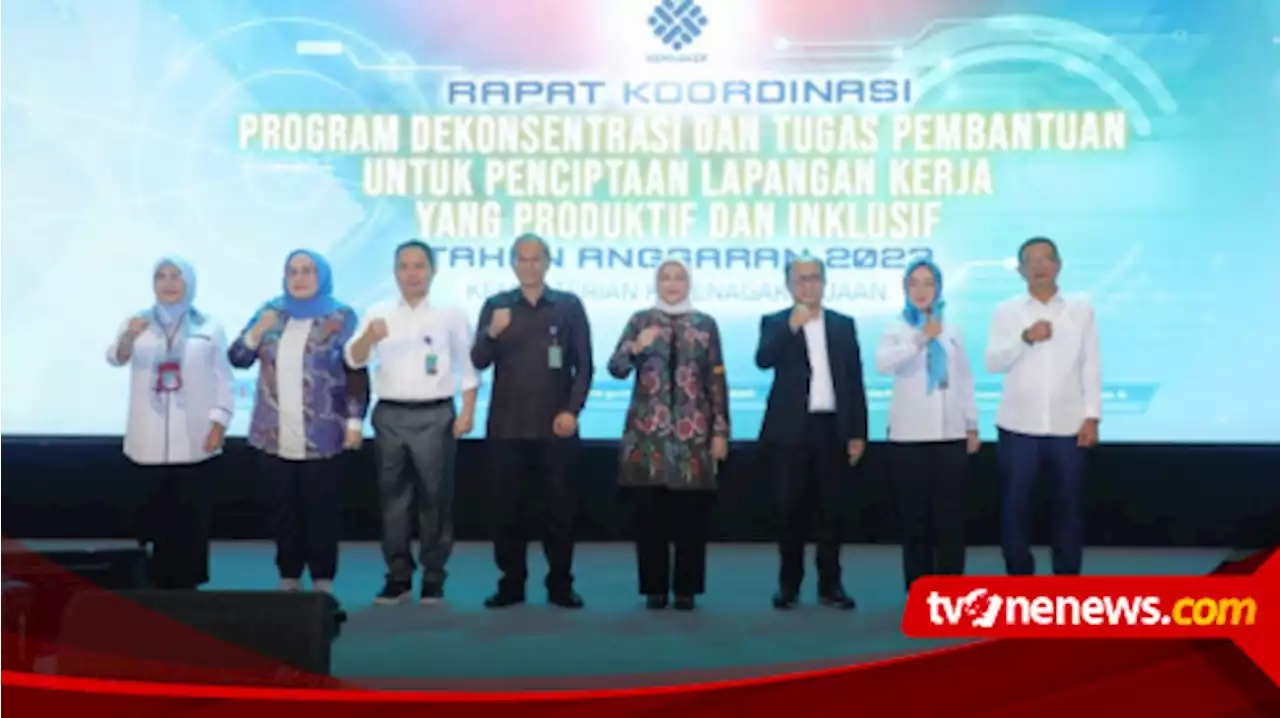 Dorong Percepatan Pemulihan Ekonomi di Sektor Ketenagakerjaan, Menaker Tekankan Sinergitas dalam Pelaksanaan Program Dekonsentrasi Tahun 2023