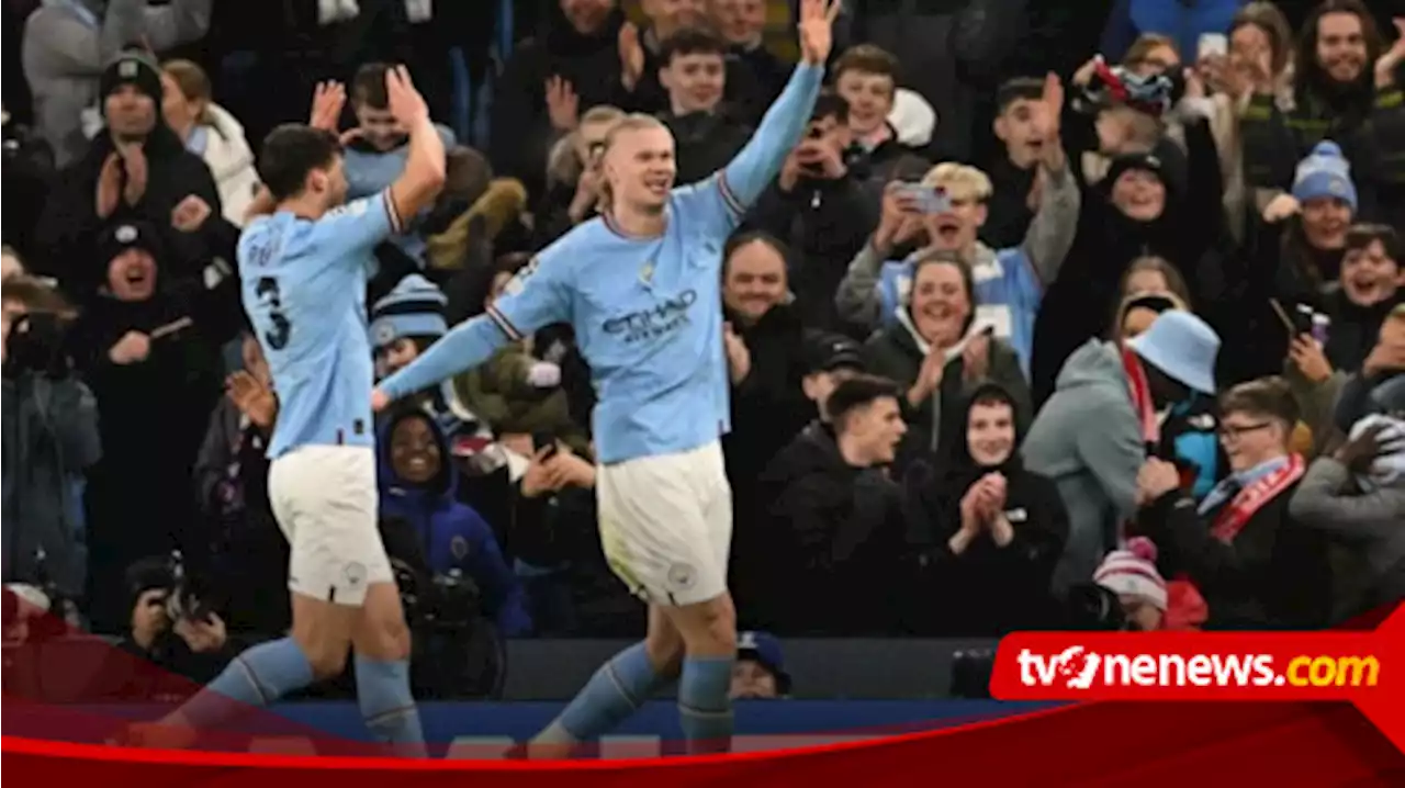 Hasil Liga Champions: Haaland Cetak 5 Gol, Manchester City Menang Telak 7-0 Atas RB Leipzig