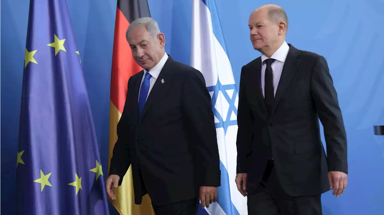 Germany's Scholz urges Bibi to consider Israeli president's judicial compromise