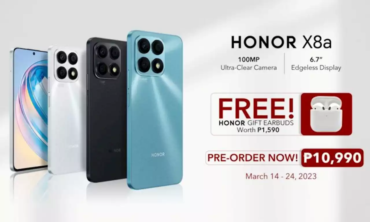 HONOR X8a: Most affordable 100MP ultra-clear camera, launched at P10,990 only | BMPlus