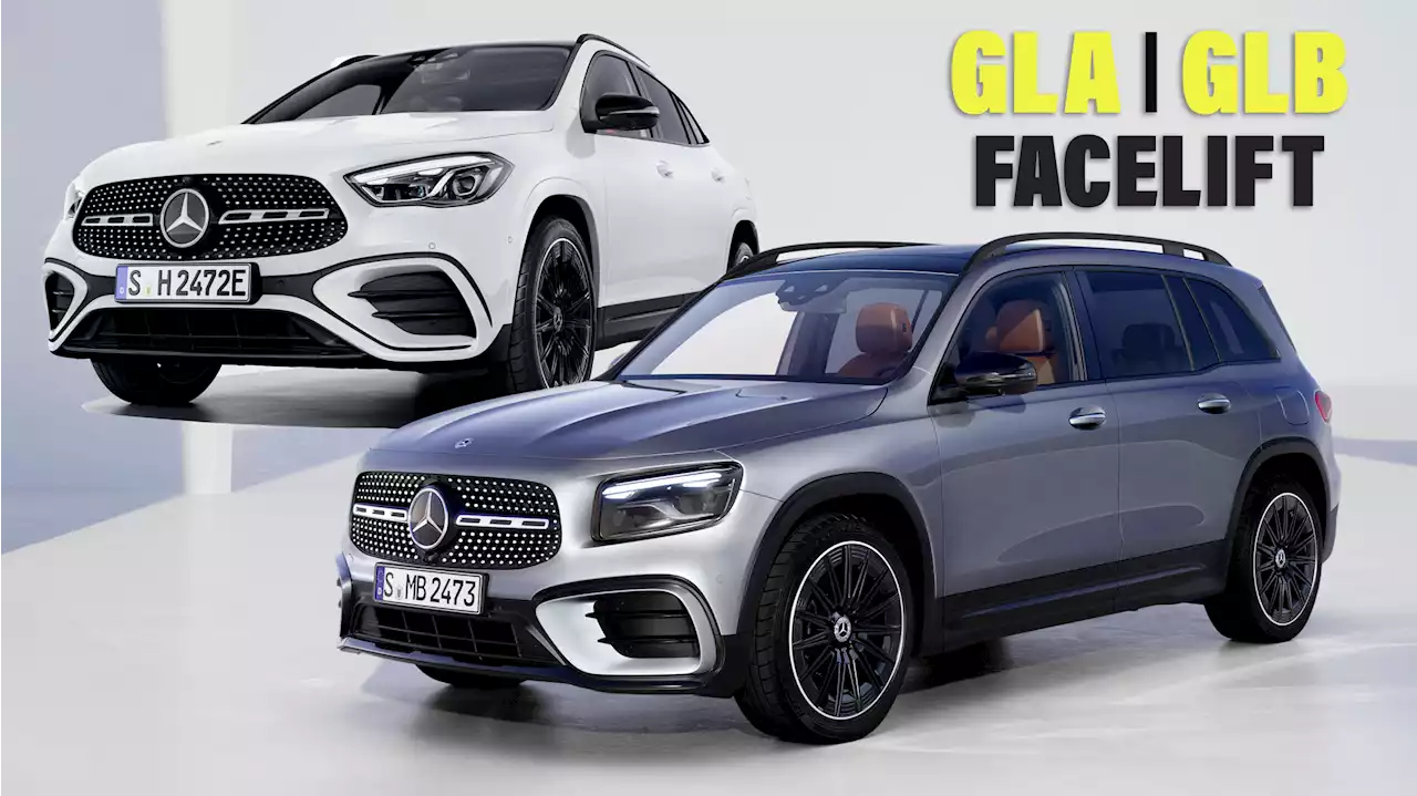 2024 Mercedes GLA And GLB Updated With A Sportier Face And Mild-Hybrid Boost | Carscoops