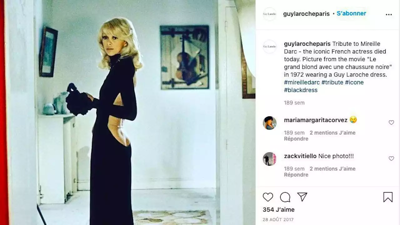 L'histoire derrière le look. Mireille Darc : comment cette robe l'a propulsée au rang de sex symbol ...