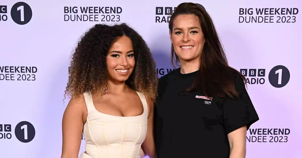 Amber Rose Gill makes red carpet debut with Scots girlfriend Jen Beattie