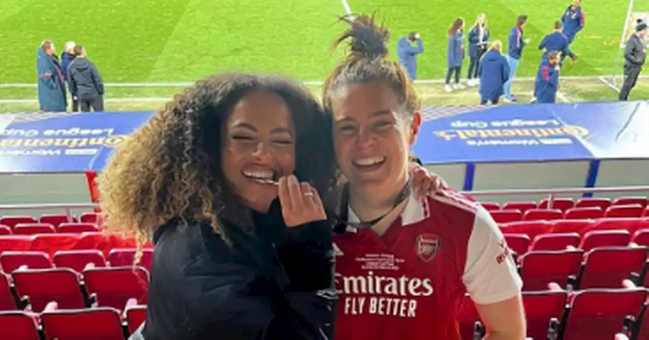 Love Island's Amber Rose Gill 'smitten' with Scotland footballer Jen Beattie