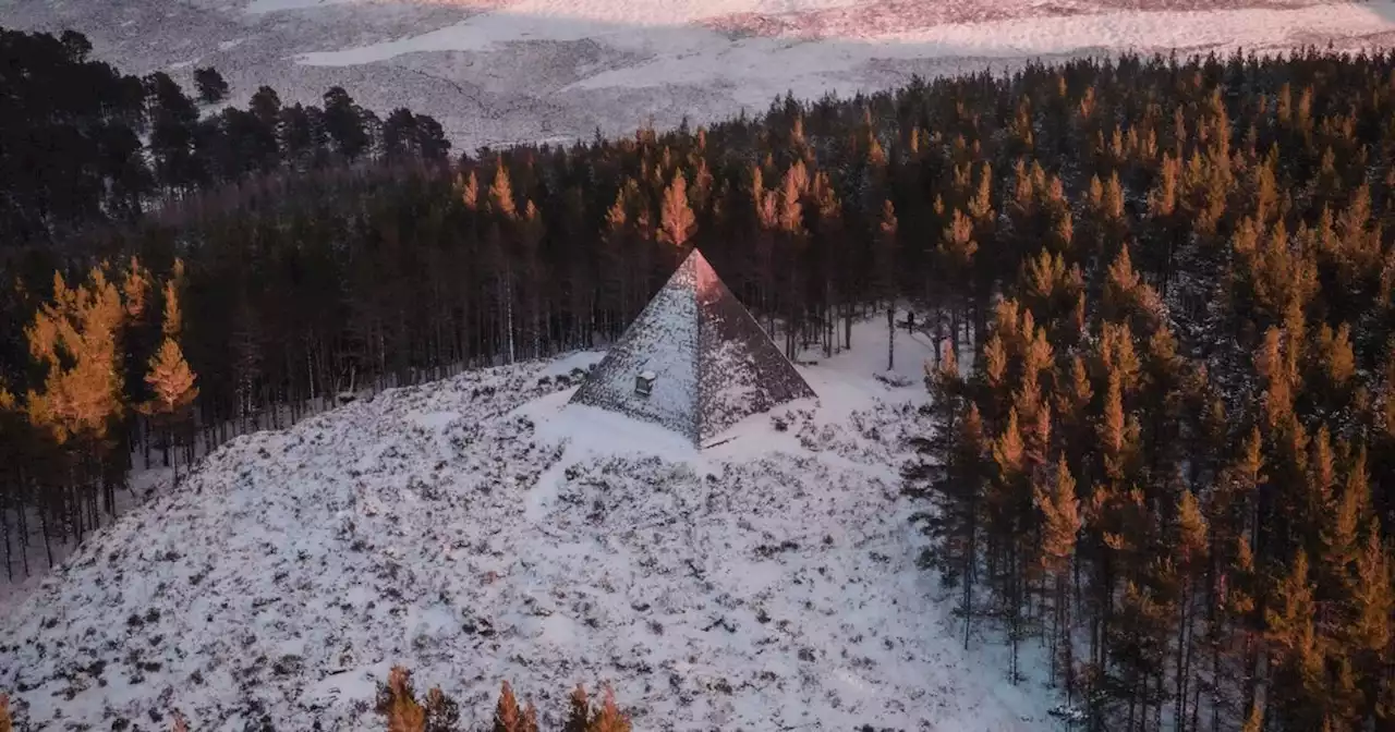 Stone pyramid in Scotland erected by Queen Victoria captured in 'gorgeous' snaps