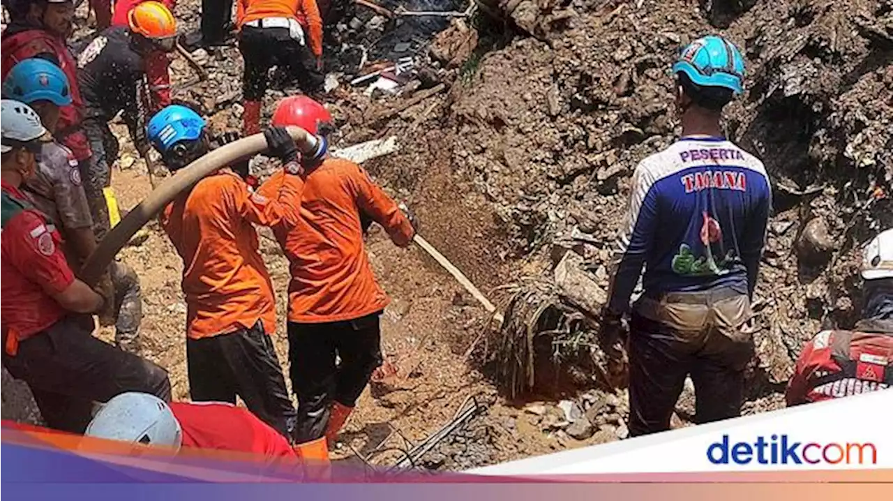 Tim SAR Lanjutkan Pencarian 4 Korban Tertimbun Longsor di Empang Bogor