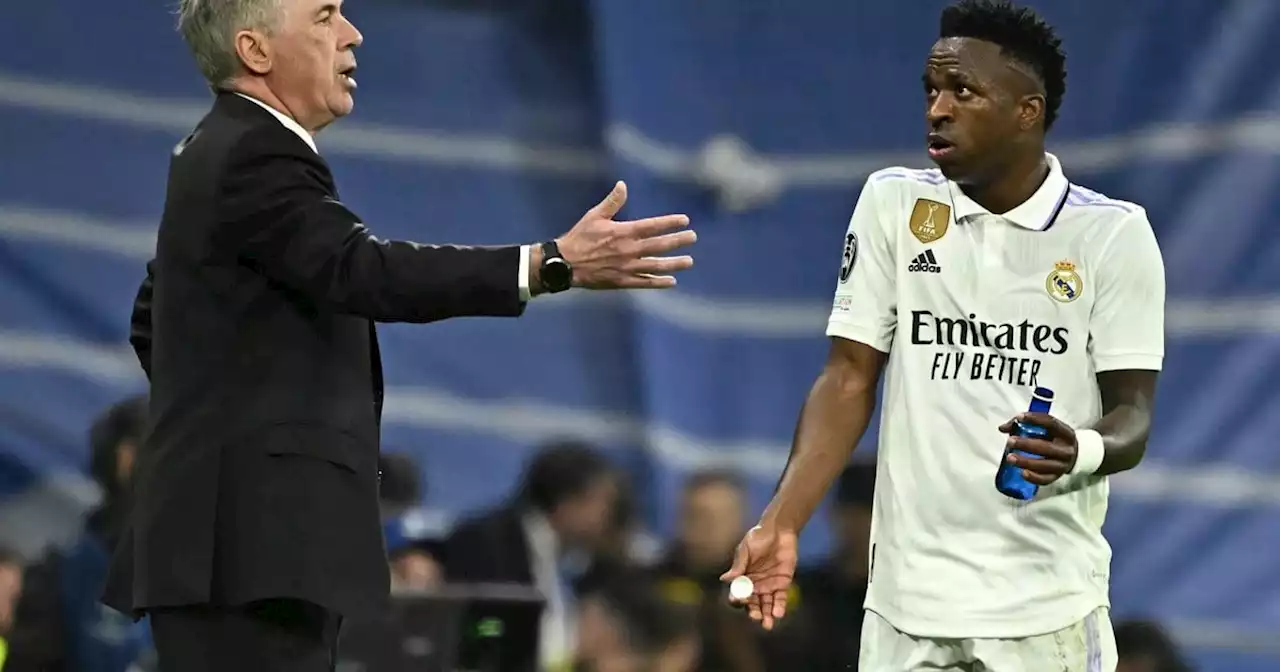 Para Ancelotti, Vinicius es el mejor del mundo