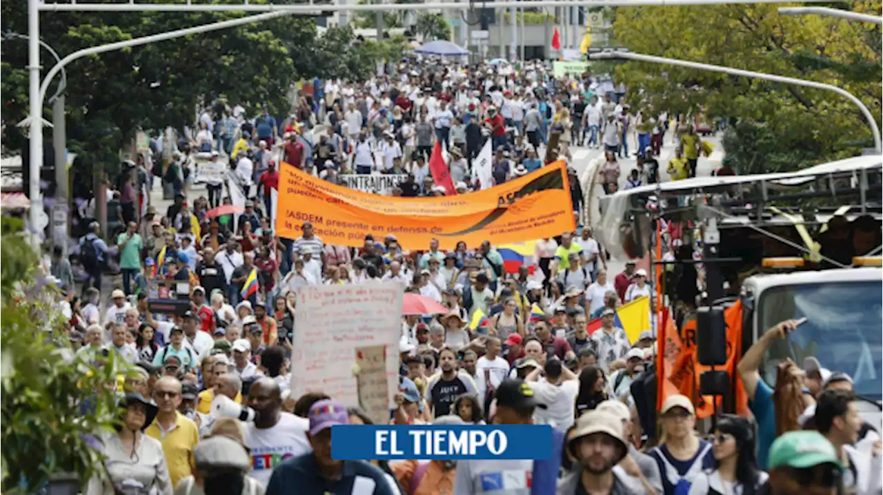 Este jueves 16 de marzo hay marchas en Bogotá, Medellín, Cali y Barranquilla