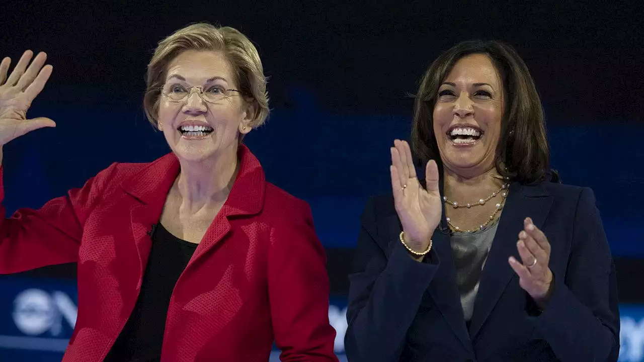 Elizabeth Warren poses with VP Kamala Harris over a month after 2024 endorsement snub