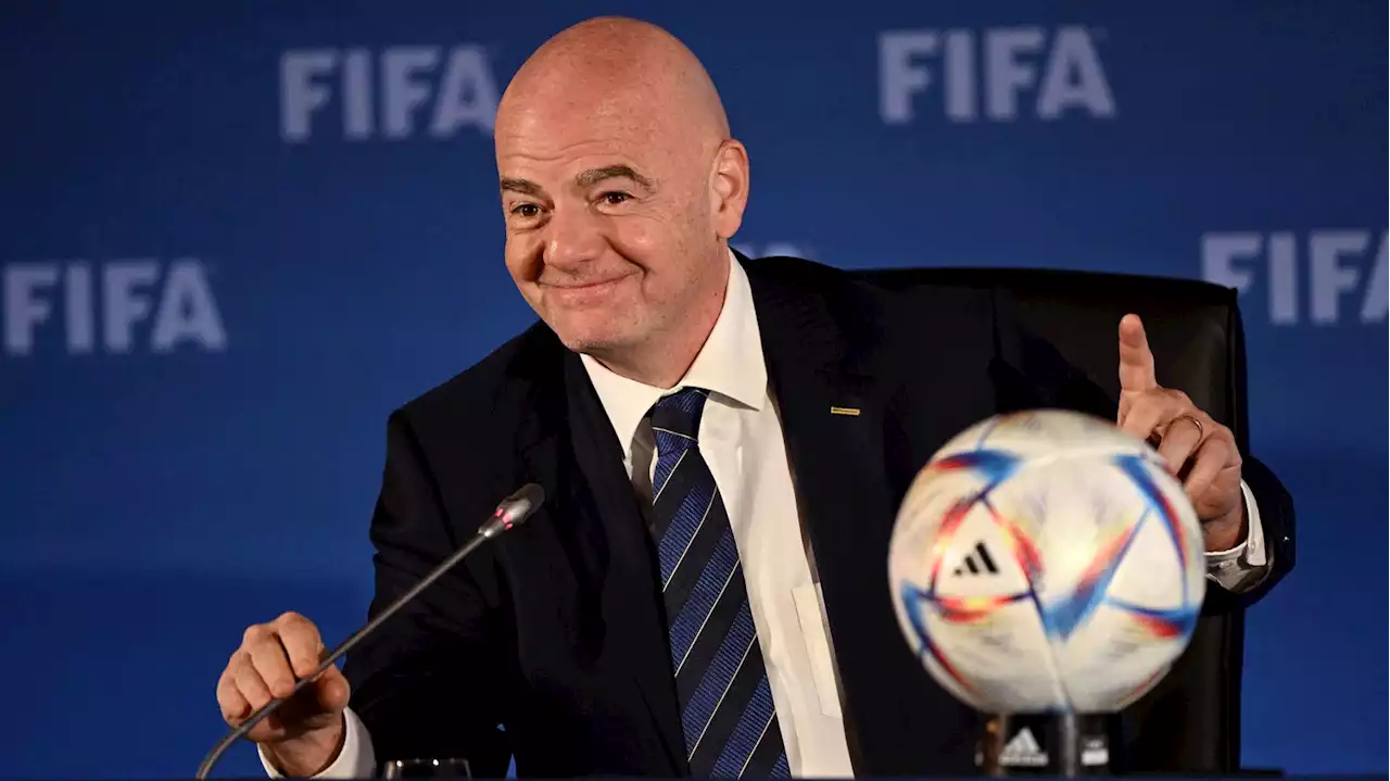 Football : Gianni Infantino réélu président de la Fifa jusqu'en 2027