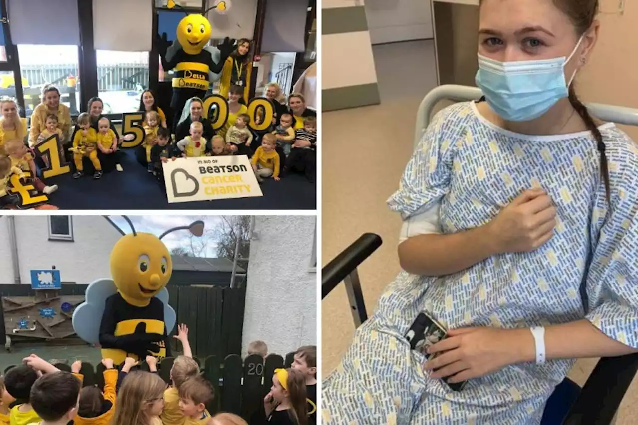 Nursery kids hold incredible fundraiser after teacher, 21, is diagnosed with cancer