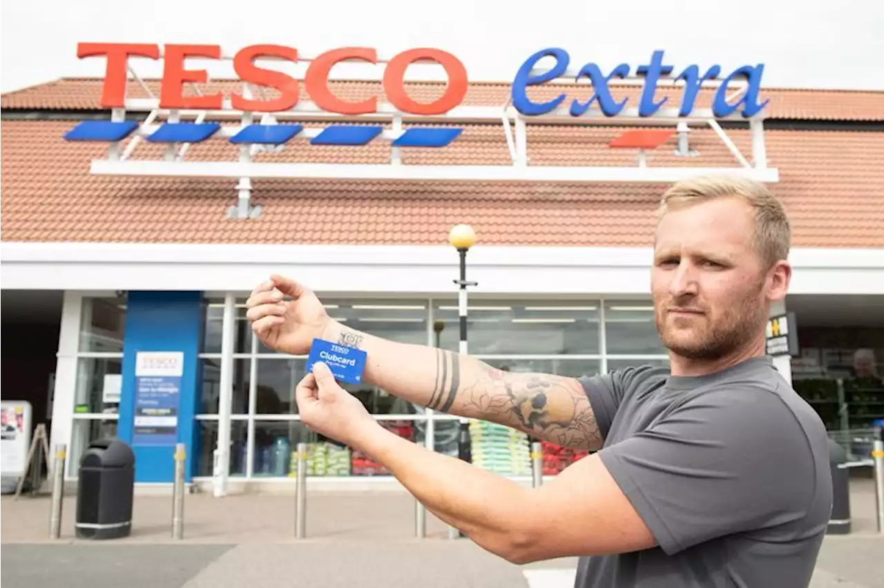 Tesco superfan gets Clubcard tattoo on arm