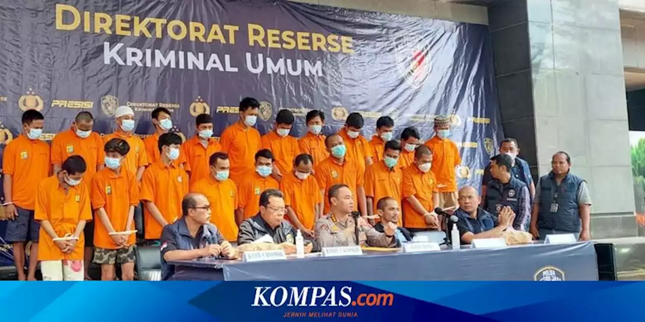 25 Pencuri di Jadetabek Ditangkap Usai Gasak 31 Kendaraan