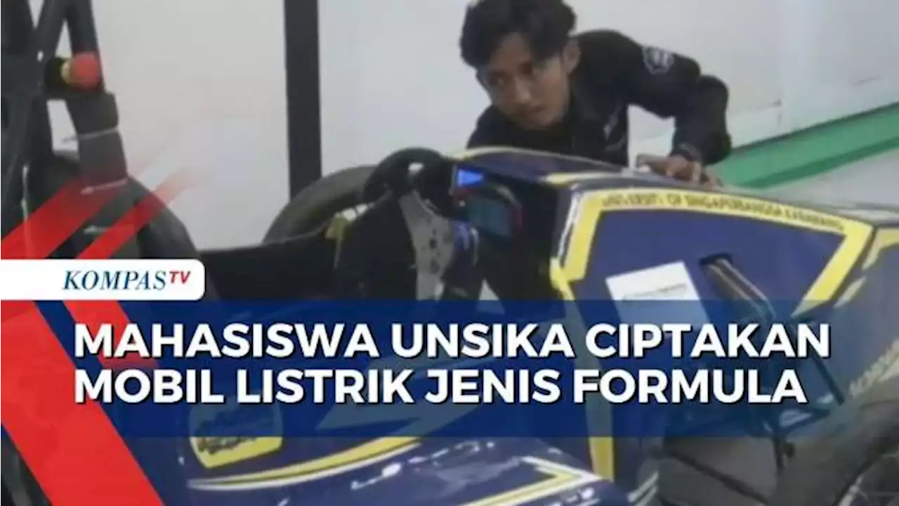 Keren! Mahasiswa Unsika Ciptakan Mobil Listrik Jenis Formula