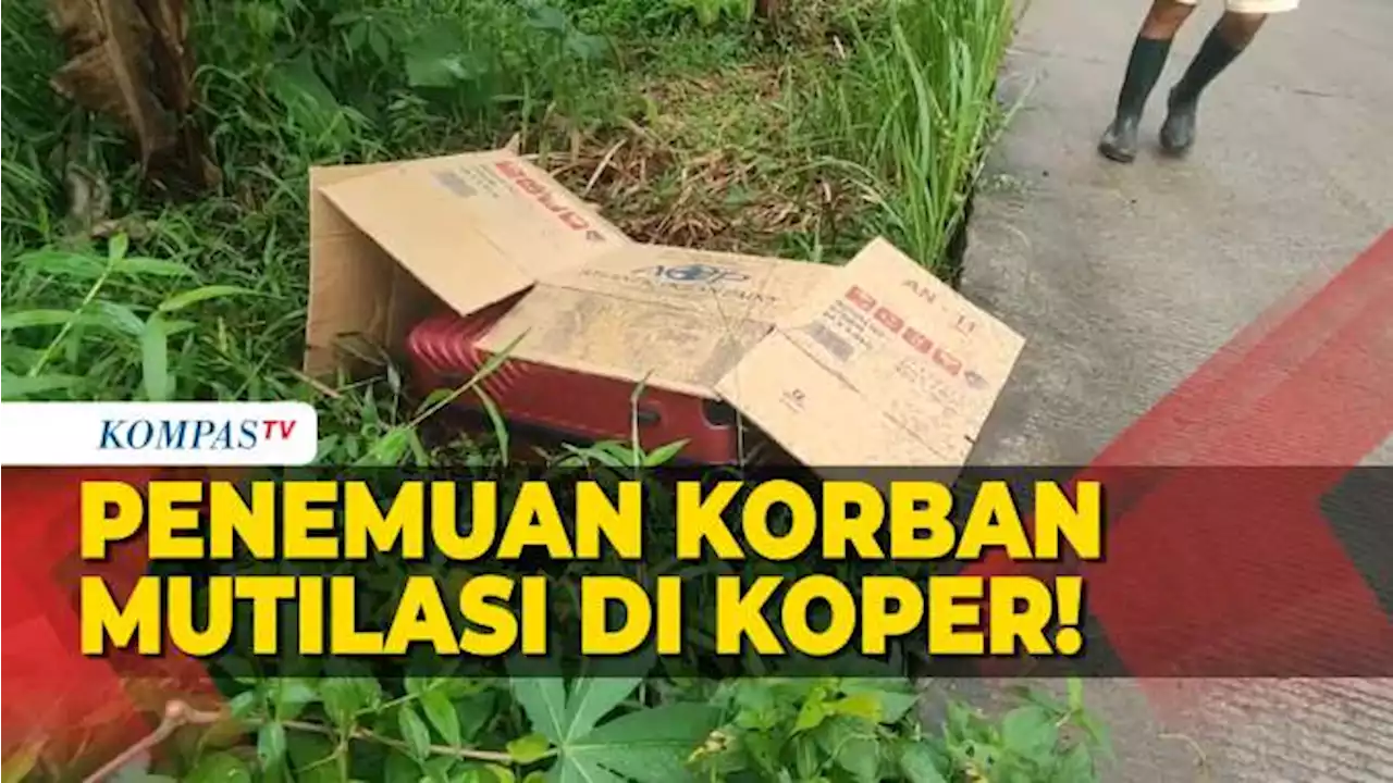 Warga Temukan Korban Mutilasi dalam Koper Merah di Bogor