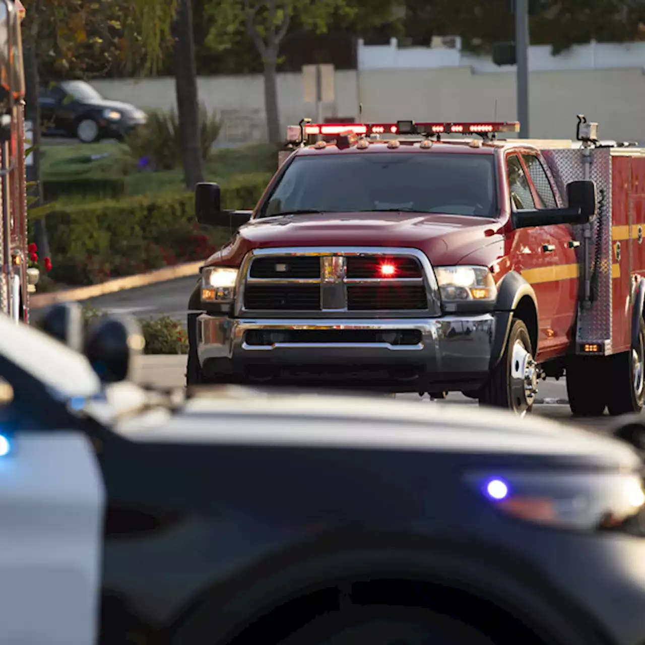 Two firefighters injured in fire at former Valley View Mall - KRLD News