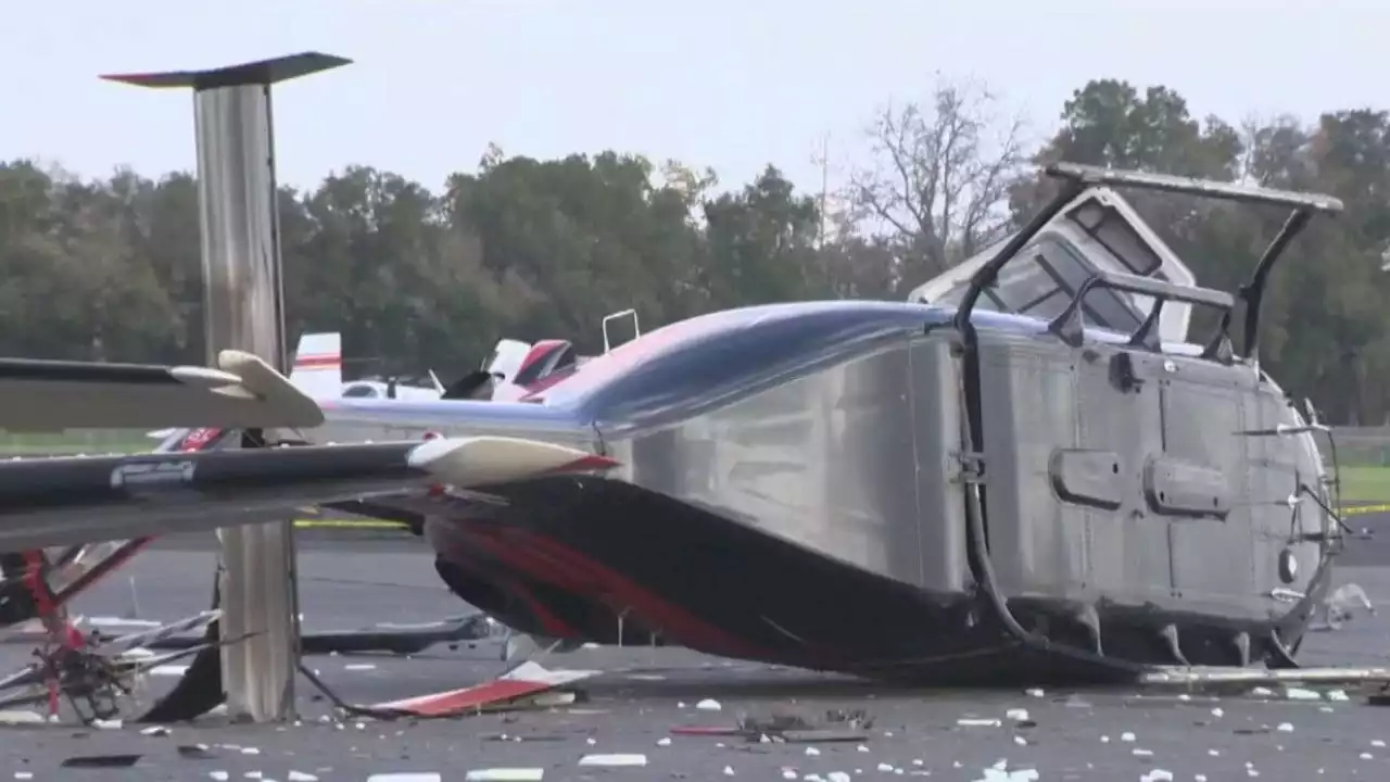 Thief breaks into, then crashes helicopter at Sacramento airport