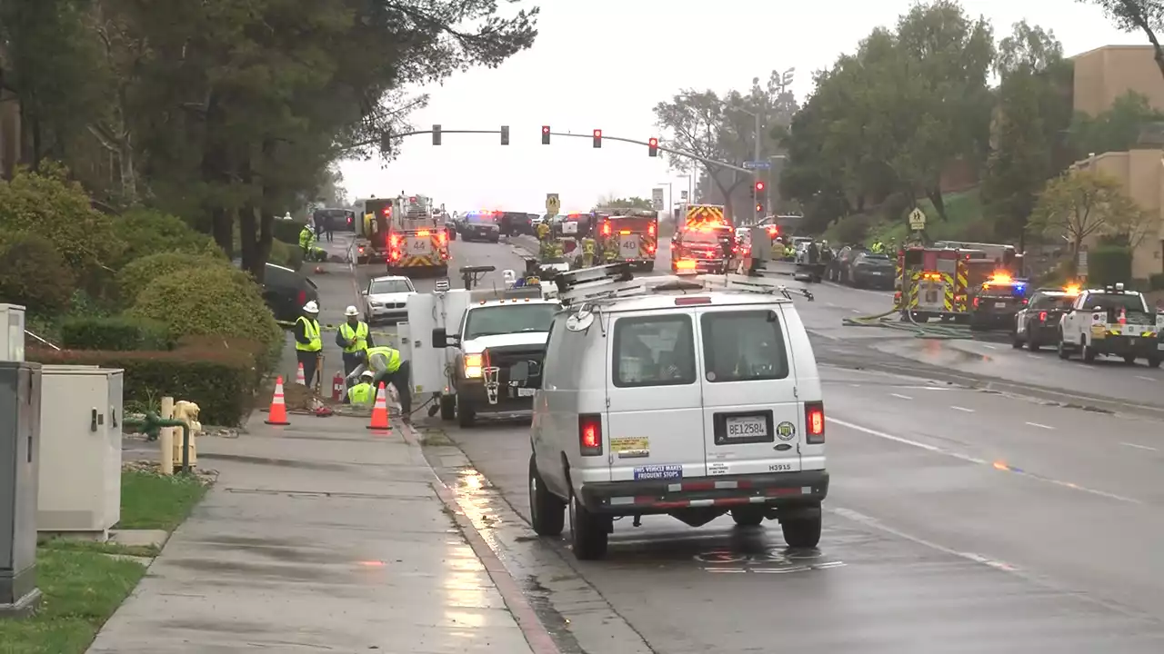 Two apartment complexes evacuated due to natural gas leak in Mira Mesa -