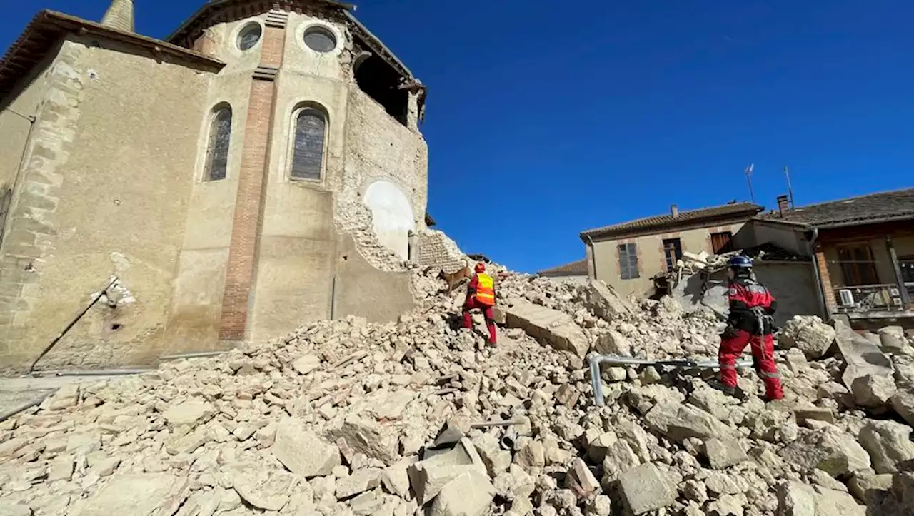 Frayeur dans le Gers : spectaculaire effondrement de la tour de l'église de Saramon