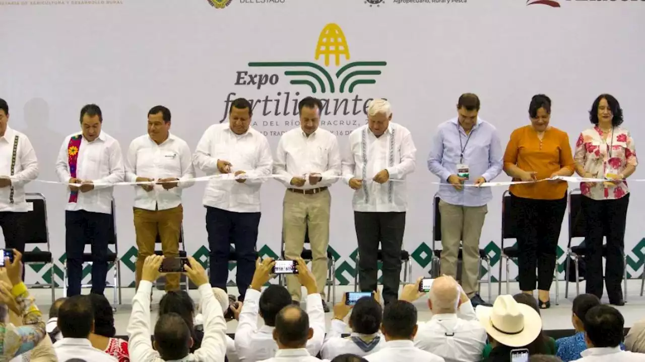 Inauguran en Veracruz Expo Fertilizantes 2023, en atención a agricultura comercial del país