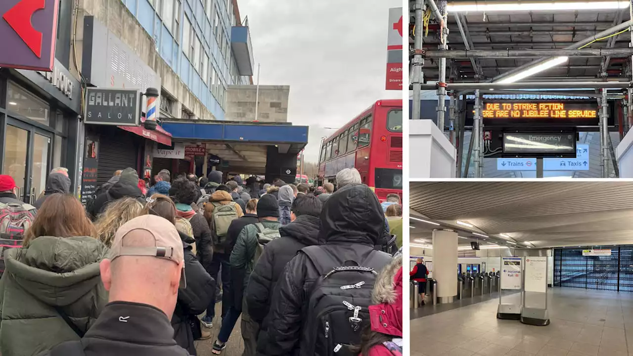 Fresh commuter chaos as RMT workers from 14 rail companies walk out and Tube services hit by severe delays