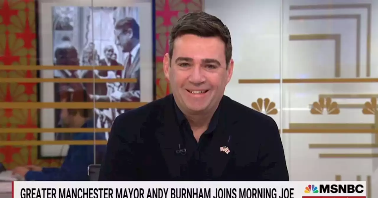 Andy Burnham launches his US invasion on Morning Joe