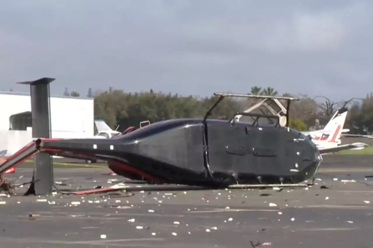 Thief crashes helicopter after trying to steal it from Sacramento Executive Airport