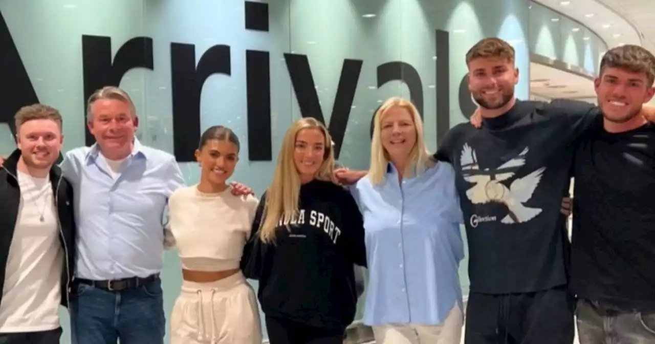 Love Island stars share emotional family reunions as they return to the UK