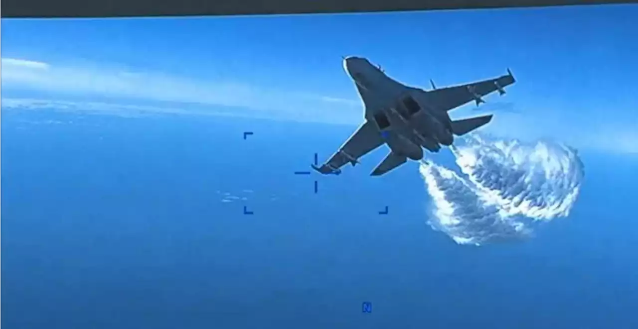 Watch: New Pentagon video shows Russian fighter jet striking U.S. drone