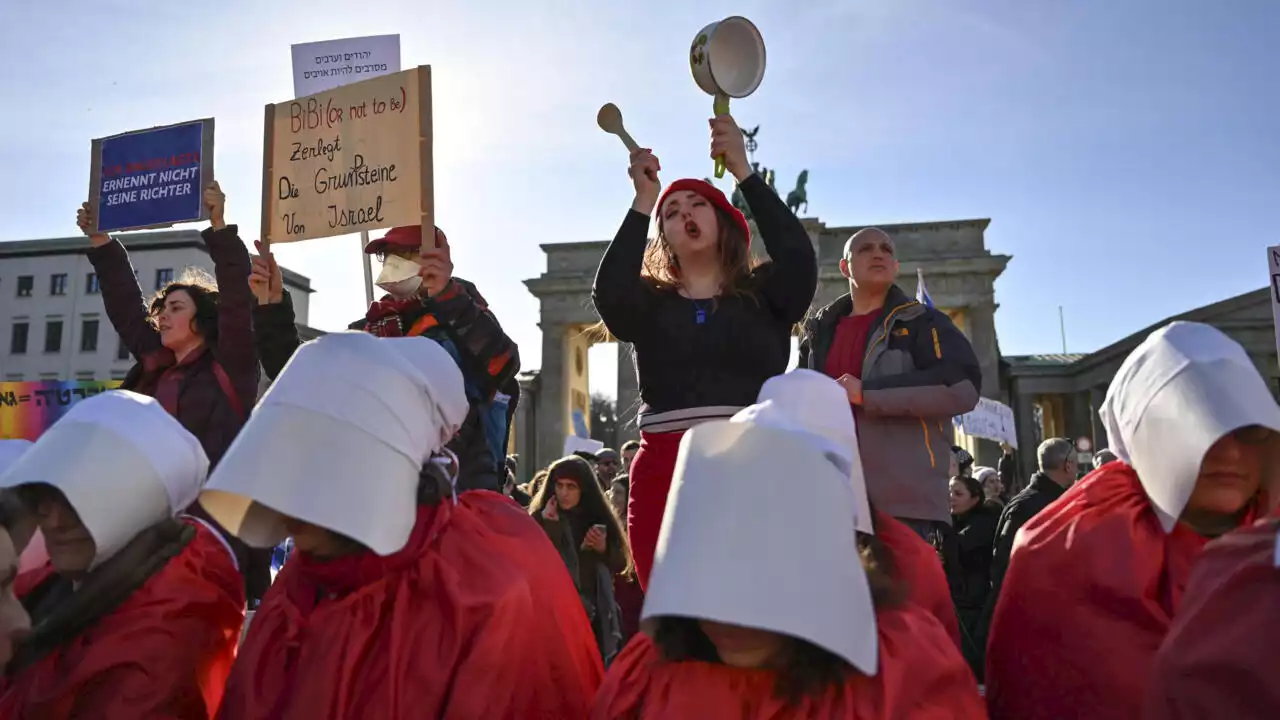 Allemagne: manifestation contre la visite officielle du Premier ministre israélien