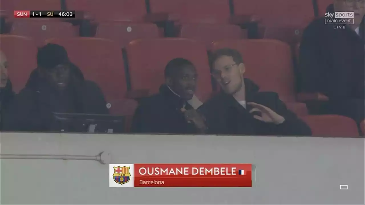 Barça: Ousmane Dembélé aperçu dans les tribunes d’un match de… D2 anglaise