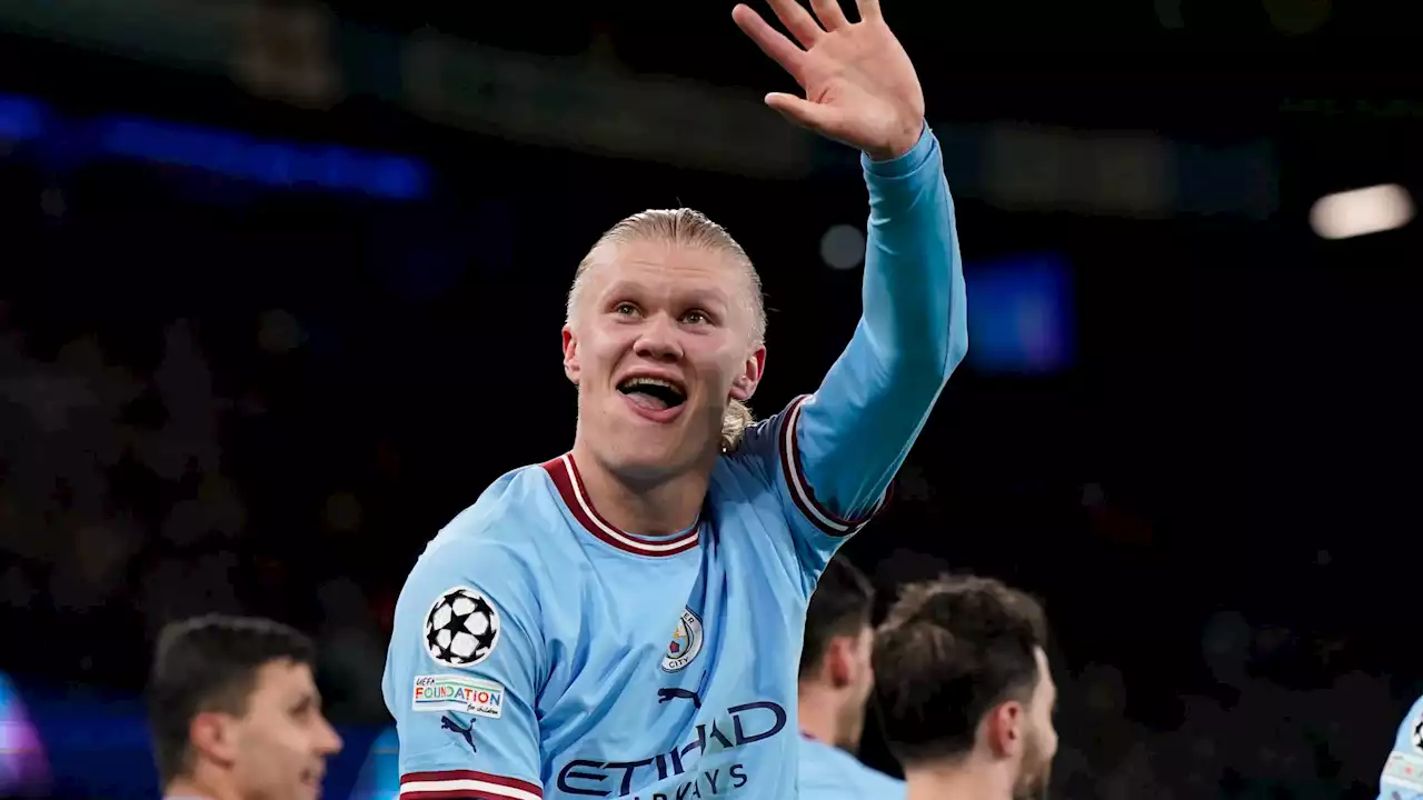 Ligue des champions: Haaland a dormi avec le ballon de son quintuplé avec Manchester City