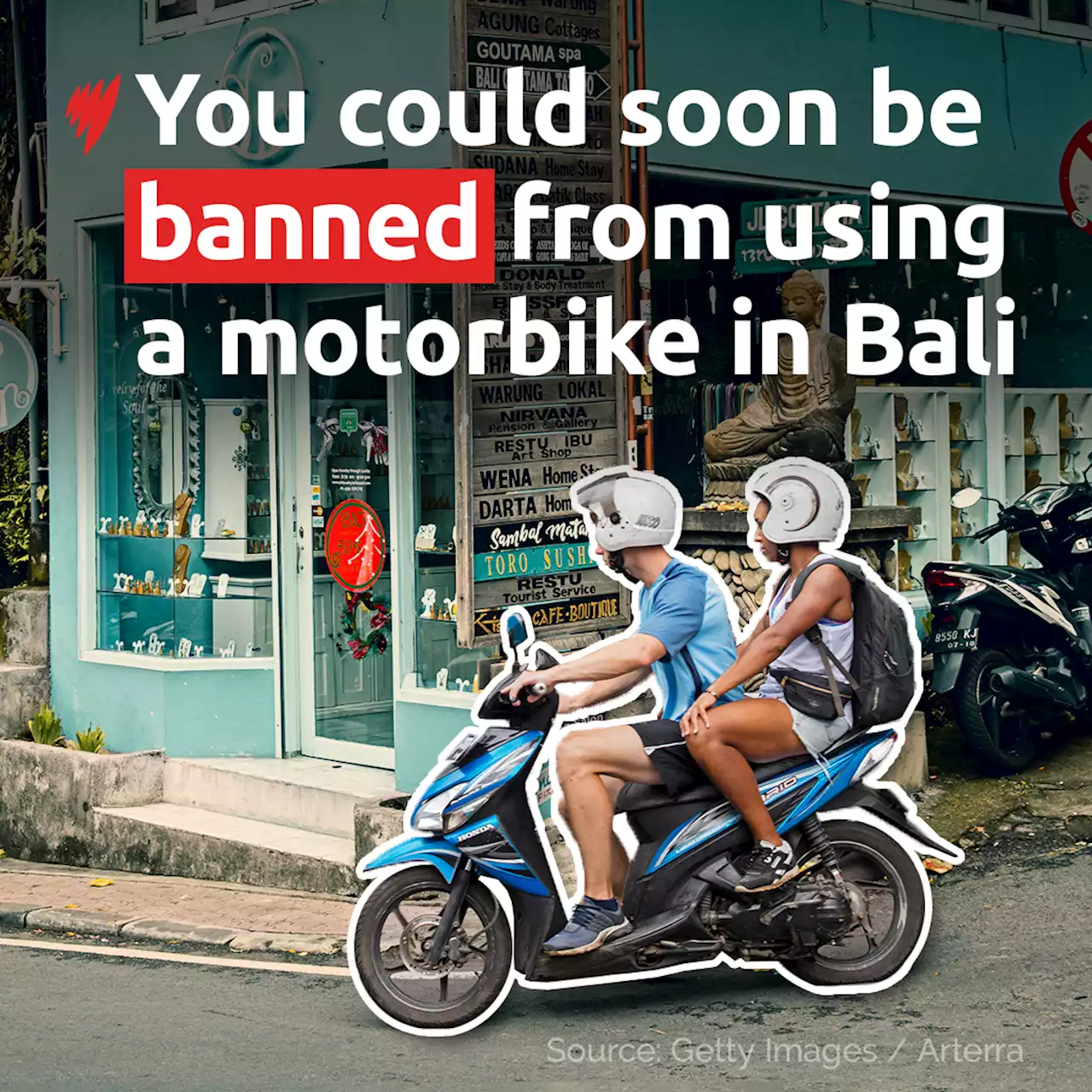 Why Australians could soon be banned from getting around Bali on a motorbike