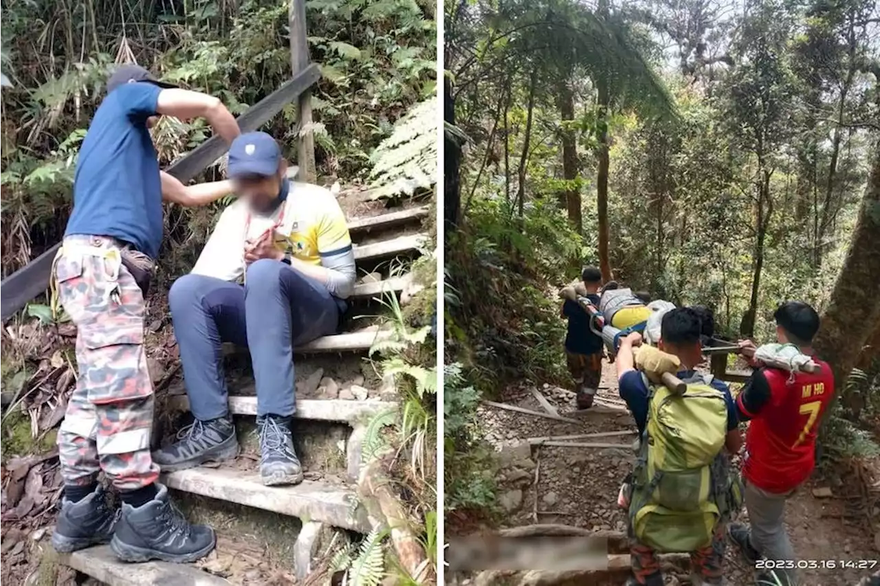 Bomba team rescues injured climber from Mt Kinabalu