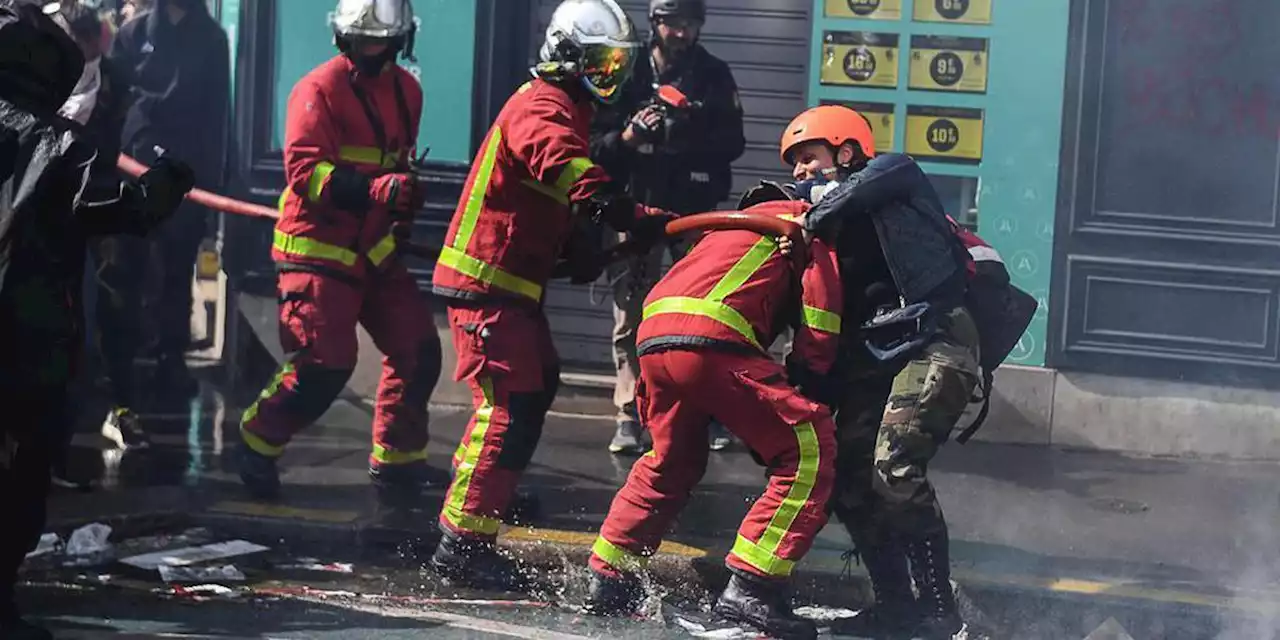 Après avoir agressé un pompier en 2022, une femme est interpellée pendant une manifestation