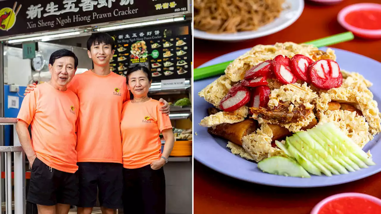 Xin Sheng Ngoh Hiang Prawn Cracker’s 3rd-gen hawker worked 20 hours a day to learn how to run family's store