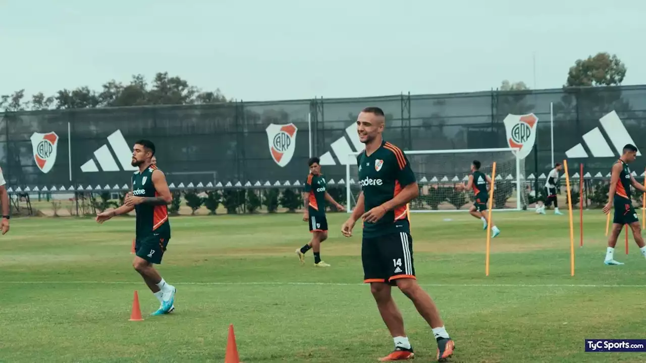 El juvenil que subió Demichelis y se lesionó en su primera práctica en River - TyC Sports