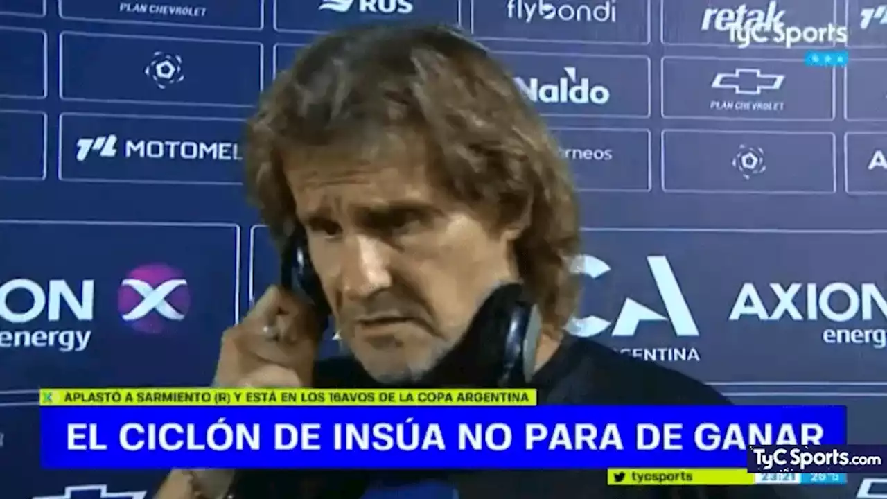 La felicidad de Insúa tras el doblete de Blandi para San Lorenzo - TyC Sports