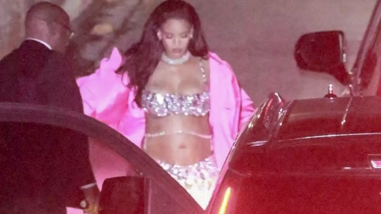 Rihanna portait une ceinture ventrale en diamants bruts à 1,8 million de dollars lors des Oscars pour que son baby bump soit inoubliable