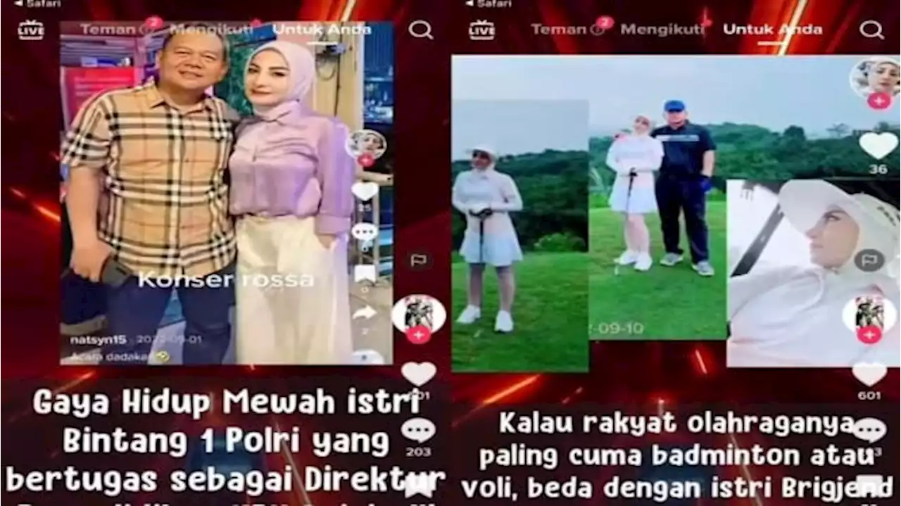 Viral Diduga Istri Jenderal Polisi yang Tugas di KPK Bergaya Hidup Mewah