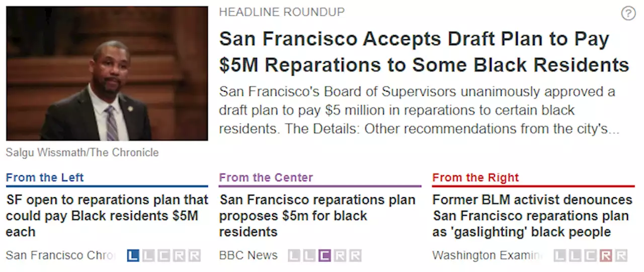 San Francisco Accepts Draft Plan to Pay $5M Reparations to Some Black Residents