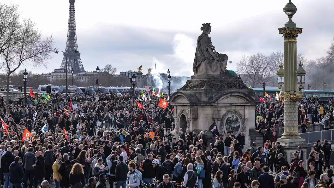 Protesters outraged as Macron forces through retirement age hike