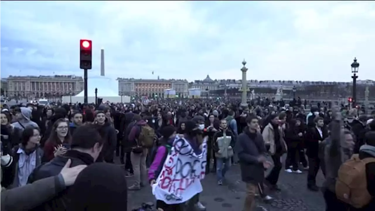 EN DIRECT - Réforme des retraites: plus de 2500 manifestants rassemblés place de la Concorde à Paris