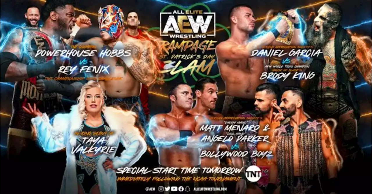 AEW Rampage Preview: St. Patrick's Day Slam at Special Start Time