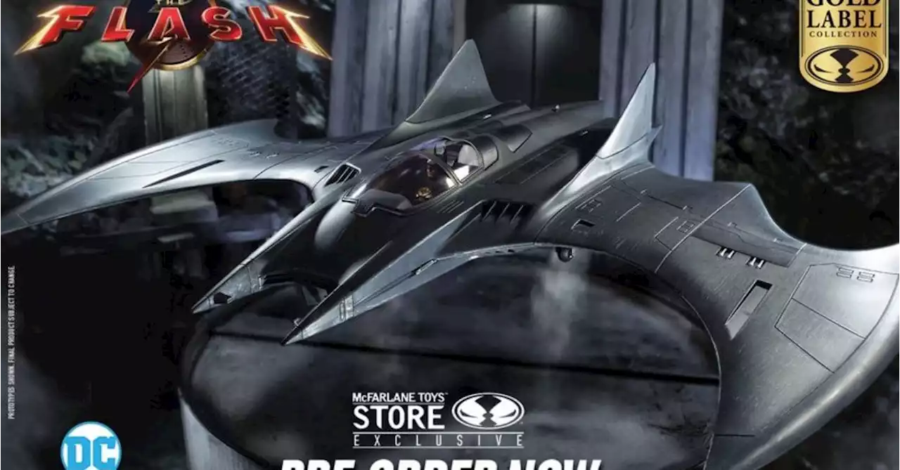 McFarlane Toys Reveals Exclusive $250 The Flash Batman 89’ Batwing